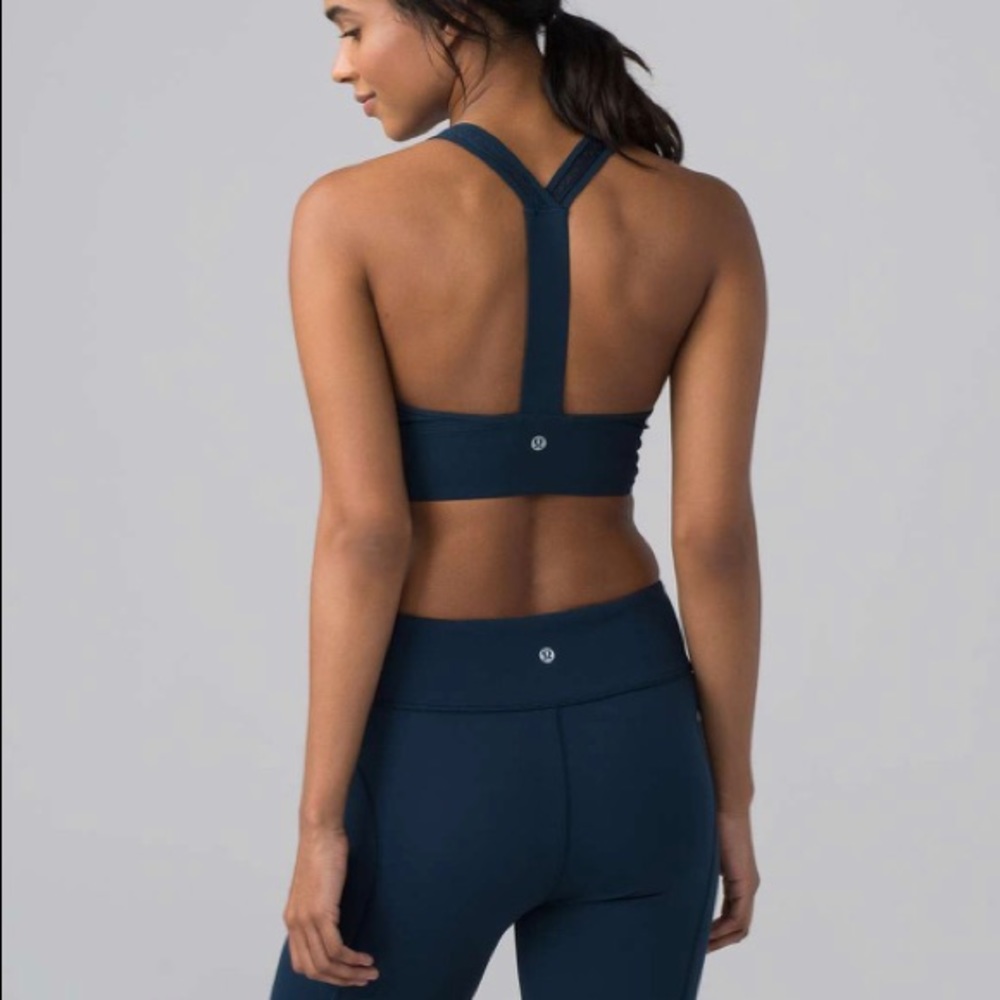 Lululemon Twist & Train Bra Jaded - Picture 3 of 7